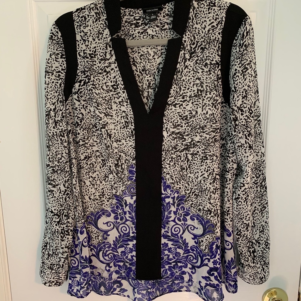 Nicole Miller tunic top